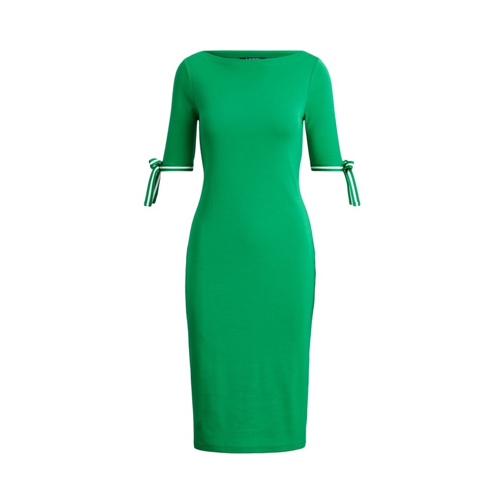 Ralph Lauren Cotton Boatneck Dress